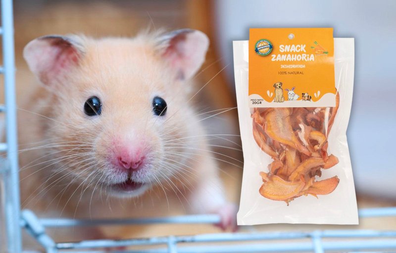 Zanahoria - Deshidratada - NutryPets - Hamsters