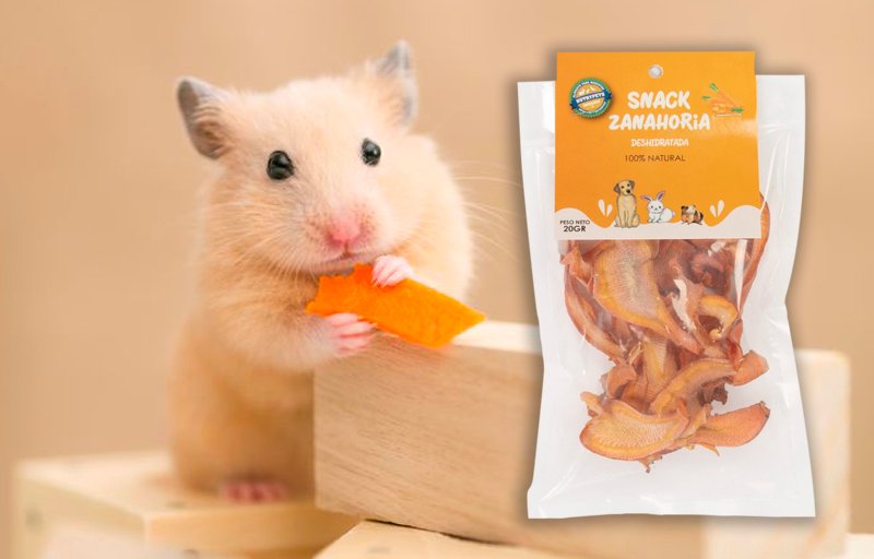 zanahoria deshidratada - nutrypets - hamsters